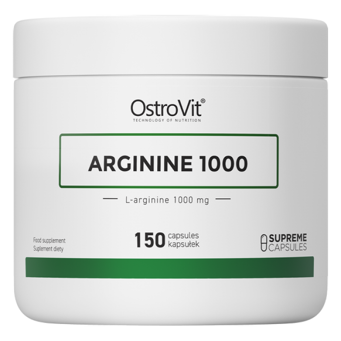 OstroVit Arginine 1000 mg / L-Arginine Caps / 150 капсули